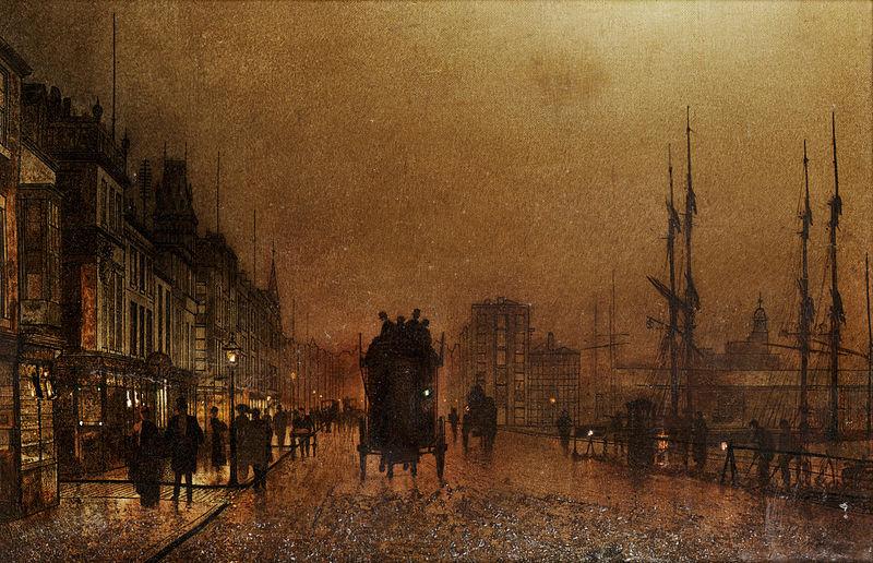 John Atkinson Grimshaw The Broomielaw Sweden oil painting art